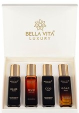 Bella Vita Organic Hombre Perfume Set de Regalo para Hombre 4x20 ml...