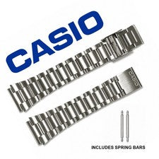 Casio OEM A158 A164 A168 Original Pulsera Acero Inoxidable Banda de Repuesto NUEVO