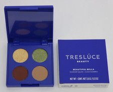 Paleta cuádruple de sombras de ojos TRESLUCE Beauty HERMOSA BELLA - 3,6 g/,12 oz nueva en caja