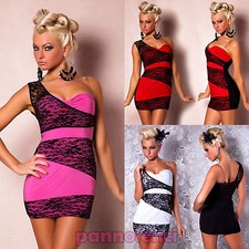 Minivestido Monomanica Encaje Floral Mujer Vestido Corto Traje Moda Lace DL-566