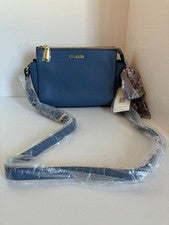 Bolso para mujer Steve Madden azul claro con bufanda bolso exclusivo nuevo con etiquetas LEER
