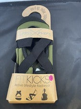 Calzado activo FitKicks Crossovers verde talla pequeña 5,5-6,5 suela Flexform NUEVO