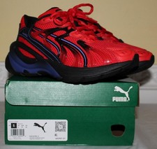 Tenis PUMA Inverse Rev Junior JR Rojo Amatista Oscuro Negro 402901 01 Niños Talla 5