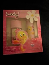 Collectible Warner Bros Tweety Bird Perfume Gift Set 50ml EDT 150ml Body Spray