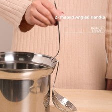 Hot Pot Cuchara Sopera Fácil Limpieza Resistencia a Alta Temperatura Tres Piezas