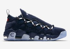 Nike Air More Money Euros QS talla 8,5. Francia. Blanco marino. AJ7383-400. uptempo.