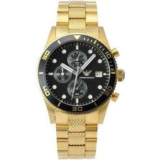 Reloj Hombre Armani AR5857 Chapado en Oro Acero Inoxidable