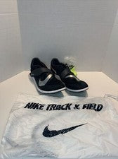 Hombre Talla 12 Nike Zoom Rival Bajo Negro Metálico Plateado 2022 - DR2756-001 Pista