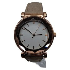 Reloj de pulsera Krontaler para mujer gris metal analógico 24 cm