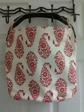 Bolso hobo de lona para mujer Stephanie Johnson Saks Fifth Ave de diseñador, cachemira nuevo sin etiquetas