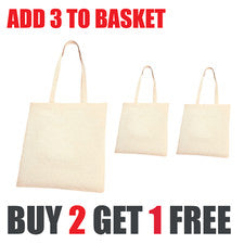 Bolsos de hombro lisos 100 % algodón natural reutilizables añade 3 para calificar