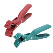 Pinza de plato caliente antiescaldaduras soporte clip, juego de utensilios de cocina de 2 piezas