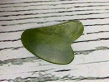Herramientas faciales Gua Sha masaje con piedras herramienta GuaSha para rostro verde