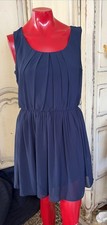 Vestido Mujer Diseño Por BCX Talla L Azul Marino
