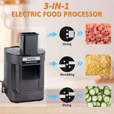 Cortador de verduras eléctrico fruta patata cortador de cubos para comercial 220V