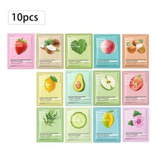Mascarilla facial para mujeres ilumina el tono de la piel extracto de planta frutal cuidado de la piel facial