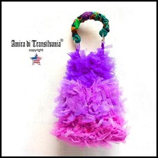 mujer bolso grande accesorios hombro mano moda mango hecho a mano gran marca púrpura