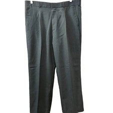 Pantalones de vestir Montique para hombre 38 grises plisados delanteros pierna recta estilo formal nuevos