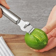 Accesorios Pelador Rallador Zester 16.3 Cm X 2.5 Cm Plata Cócteles Acero Inoxidable
