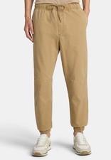 Pantalones de chándal No Boundaries urbanos caqui con cordón para hombre talla 2XL (44-46)