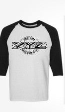 Camiseta oficial de béisbol unisex de manga larga XYZ [Band] 2019, blanca o gris.