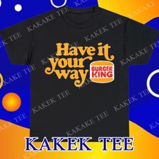 Nueva Camisa de Moda Burger King Impresionante Logo Camiseta Divertida Talla S a 5XL