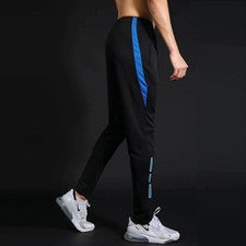 Pantalones para correr de secado rápido para hombre gimnasio fitness corredores fútbol pista pantalones