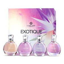 Carlton London Exotique Perfume Set de Regalo para Mujer - 4 x 30 ml Fragancias Premium