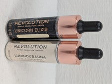 Makeup Revolution - Líquido de belleza - Elixir de unicornio y luna luminosa - Paquete de 2
