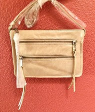 Nuevo con etiquetas Bolso Bandolera Hobo International de Cuero para Mujer, Misión, Pergamino