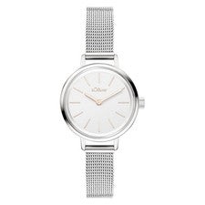 s.Oliver Reloj Pulsera Mujer Acero Inoxidable SO-4539-MQ Cuarzo Analógico