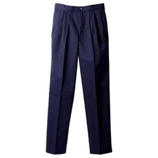 Pantalones de vestir Edwards Style #2670 AZUL MARINO para hombre talla: 40 longitud sin dobladillo