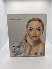 Luz LED Instrumento de Belleza Facial Cuidado de la Piel Mascarilla Facial Dispositivo de Terapia/Máscara Blanca