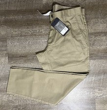 Nuevo con etiquetas Fabletics The High Side Chino Para Hombre 30X30 Beige Clásico Rendimiento Elástico