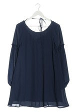 ORSAY Chiffonkleid Damen Festliches Kleid Blau Gr. 36 Elegant Casual
