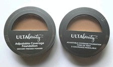 2x Base de Cobertura Ajustable Ulta Beauty Polvo Prensado Medio Frío
