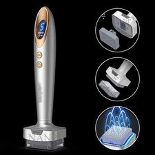 4 en 1 Vibración Eléctrica LED Derma Sello Auto Infusión Cuidado del Crecimiento del Cabello DPBIO6