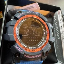 Reloj Digital Activa Cara Naranja Deportes