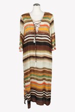 Vestido mujer Vince Camuto talla 36 (S) multicolor NUEVO vestido recto vestido camisero