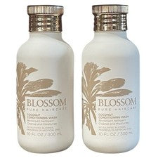 Blossom Pure Cuidado del Cabello Coco Acondicionador Lavado Limpieza e Hidratación Lote de 2