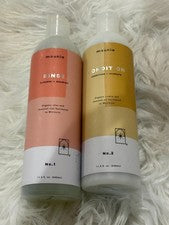 Enjuague Mounia No.1 + Set de cuidado del cabello Estado No.2 11,5 oz cada color vegano seguro
