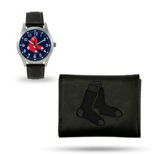 Boston Red Sox - Juego de regalo de reloj y billetera negra - MLB - ¡Envío gratuito!