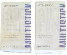 MyMerry Multistick Rubor Cremoso Acabado Rocío Suave Tierno Melocotón 0.2 fl oz 2 cajas