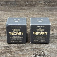 Champú seco matificante secreto I Dew Care Tap en polvo 7 g 0,24 oz control de aceite vegano