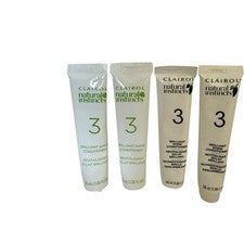 Clairol Natural Instincts Paso 3 Brillo Brillante Acondicionador 4 Tubos Nuevo