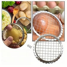 Trituradora redonda de acero inoxidable para cortadora de huevos setas verduras cocina uso