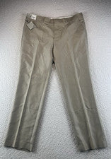 Pantalones de vestir J. Ferrar para hombre talla 38 x 32 gris calce ajustado nuevos con etiquetas