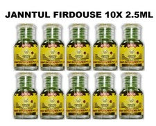 Paquete de 10 fragancias de aceite de perfume Nemat 96 Jannatul Firdaus Attar Best Indian 2,5 ml
