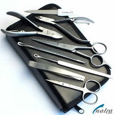 Juego de regalo para hombres manicura pedicura cuidado de uñas cuidado facial limpiador de oídos