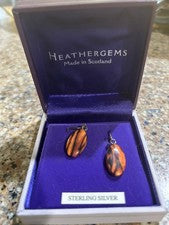 Pendientes Heathergems (plata de ley)